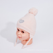 Chapeau en tricot d&#39;hiver avec de bonne qualité pour bébé